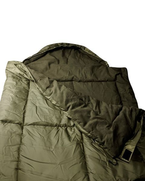 Спальний Мішок Kiborg Alfa Fleece олива розмір 85 х 205 см kib1515frs фото