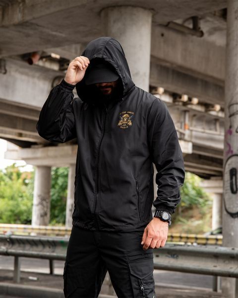 Вітровка Born of War з принтом Водій чорна розмір S buy97054frs-S фото