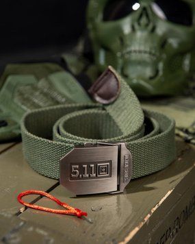 Тактичний Ремінь 5.11 Tactical Series з металевою пряжкою олива до 125см buy11928frs фото