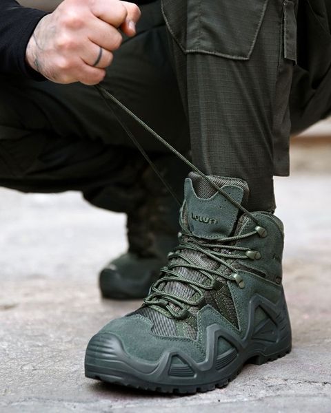 Замшеві Черевики Gore-Tex олива розмір 41 buy13268frs-41 фото