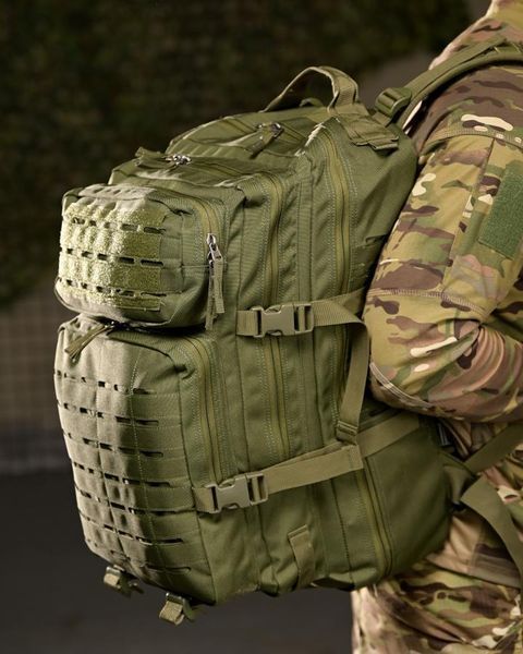 Тактичний Рюкзак 50л US Cooper Lasercut Large олива 52 х 30 х 32 см buy97000frs фото