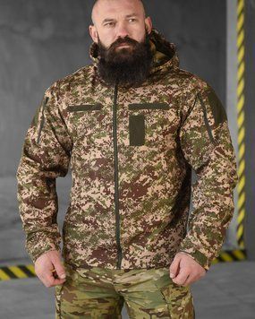 Куртка Softshell з липучками під шеврони хижак розмір M buy85653frs-M фото