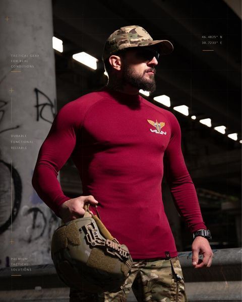 Утеплений Лонгслів Mantis Airborne Thermal LS маруновий розмір S-M  buy97927-S-M фото