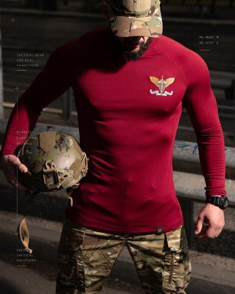 Утеплений Лонгслів Mantis Airborne Thermal LS маруновий розмір S-M  buy97927-S-M фото