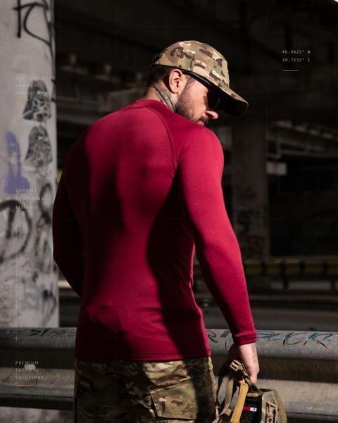 Утеплений Лонгслів Mantis Airborne Thermal LS маруновий розмір S-M  buy97927-S-M фото