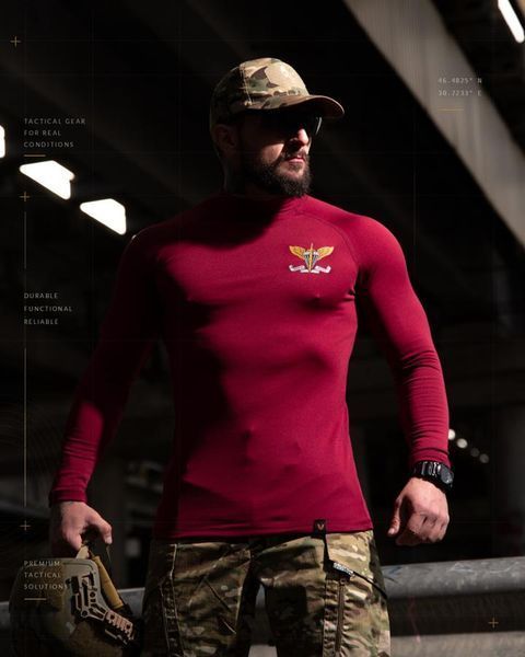 Утеплений Лонгслів Mantis Airborne Thermal LS маруновий розмір S-M  buy97927-S-M фото