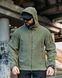 Флісова Кофта Broe з капюшоном олива розмір S тмс51366frs-S фото 2