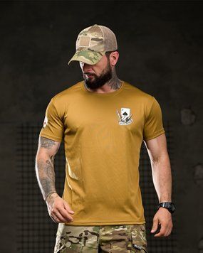 Футболка Selion Coolmax з принтом Live Free койот розмір M buy96953frs-M фото
