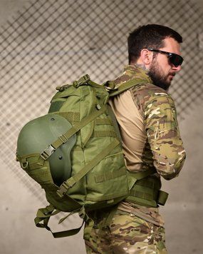 Рюкзак 30л Badger Outdoor Gunny з кишенею для шолому олива buy16766frs фото