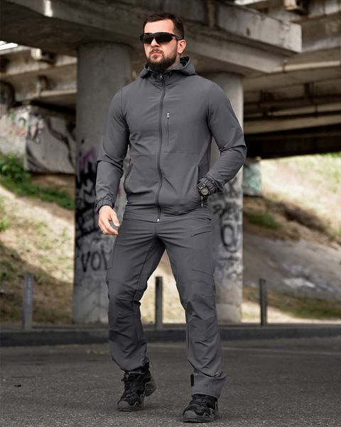 Костюм Agony Куртка + Штани сірий розмір M buy96506frs-M фото