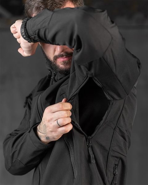 Костюм Tiger SoftShell на флісі Куртка + Штани чорний розмір S buy50182frs-S фото