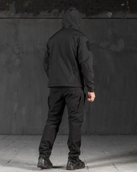 Костюм Tiger SoftShell на флісі Куртка + Штани чорний розмір S buy50182frs-S фото