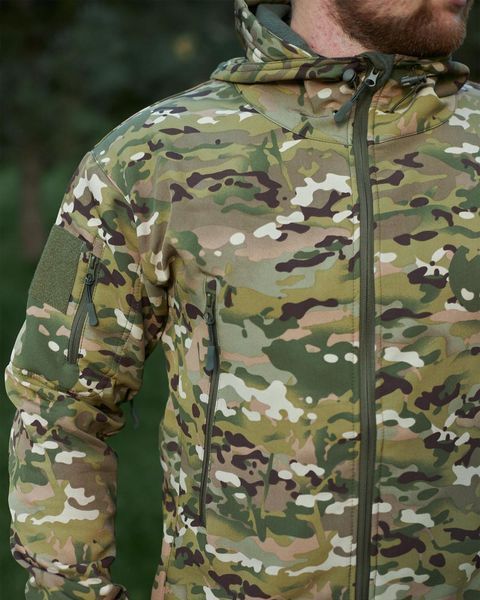 Куртка Y-Tactical SoftShell з липучками під шеврони мультикам розмір 2XL bkrS-85190frs-2XL фото