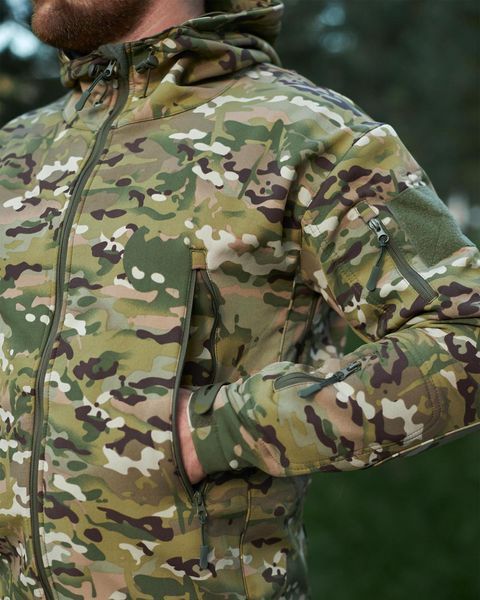 Куртка Y-Tactical SoftShell з липучками під шеврони мультикам розмір 2XL bkrS-85190frs-2XL фото