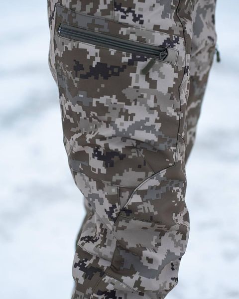 Утеплені Жіночі Штани R-Military SoftShell піксель розмір 2XS for02195frs-2XS фото