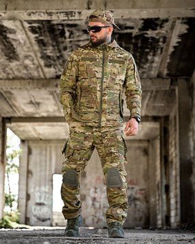 Форма HORN 3 Generation ріп-стоп Куртка + Штани з наколінниками мультикам розмір M buy86420frs-M фото