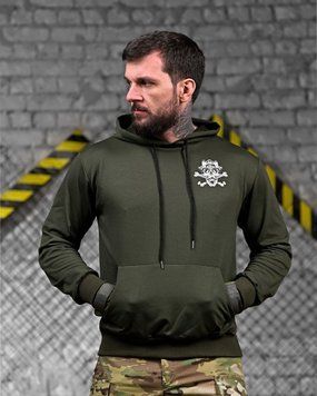 Худі Maklin з принтом Вечеря олива розмір M buy92238frs-M фото