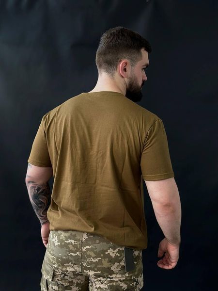 Чоловіча Бавовняна Футболка койот розмір S for01584frs-S фото