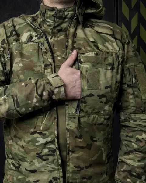 Кітель Kalista Military Full-Pro NYKO зі знімним-капюшоном мультикам розмір M bkr9900215frs-M фото