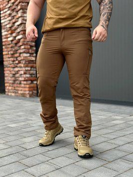 Штани Broser Softshell на флісі койот розмір S for01702frs-S фото