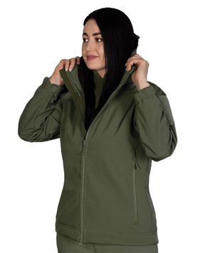 Жіноча Куртка Stalker SoftShell на флісі олива розмір XS cmt7441rs-XS фото