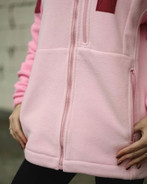 Флісова Кофта Pinks з липучками під шеврони рожева розмір S for04222frs-S фото
