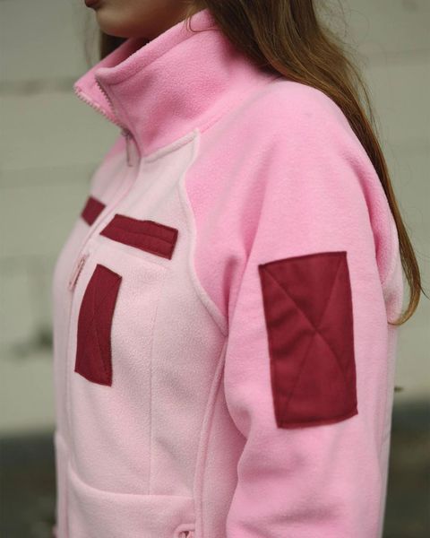 Флісова Кофта Pinks з липучками під шеврони рожева розмір S for04222frs-S фото