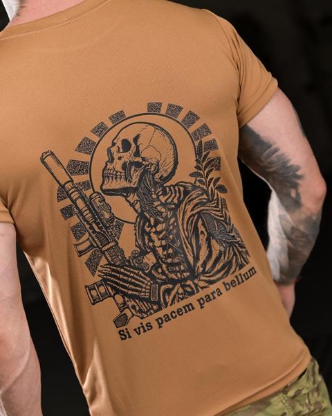 Футболка Born Of War Coolmax з принтом Si Vis Pacem Para Bellum койот розмір S buy96904frs-S фото