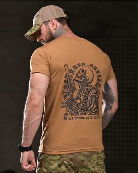 Футболка Born Of War Coolmax з принтом Si Vis Pacem Para Bellum койот розмір S buy96904frs-S фото