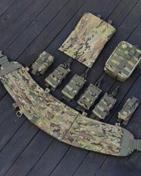 Розвантажувальний Пояс Grand Tactic Voin Cordura з підсумками та карематом для сидіння мультикам GT3016frs фото
