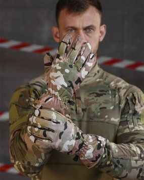 Рукавиці SoftShell на флісі мультикам розмір XL buy90203frs-XL фото