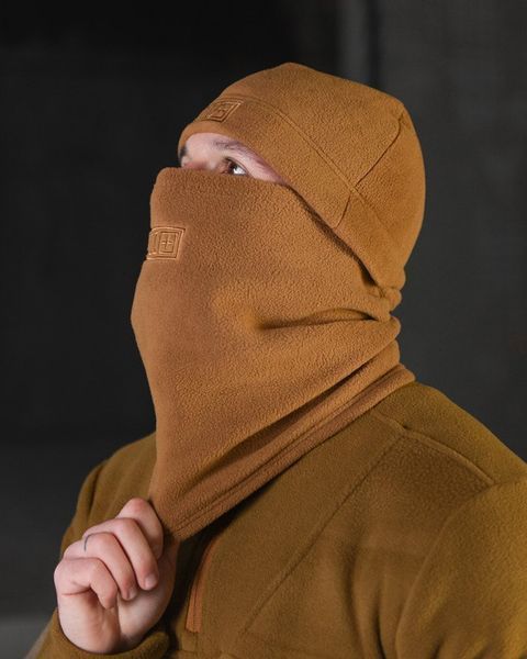 Флісовий Комплект 5.11 Шапка + Баф койот розмір універсальний buy51319frs фото