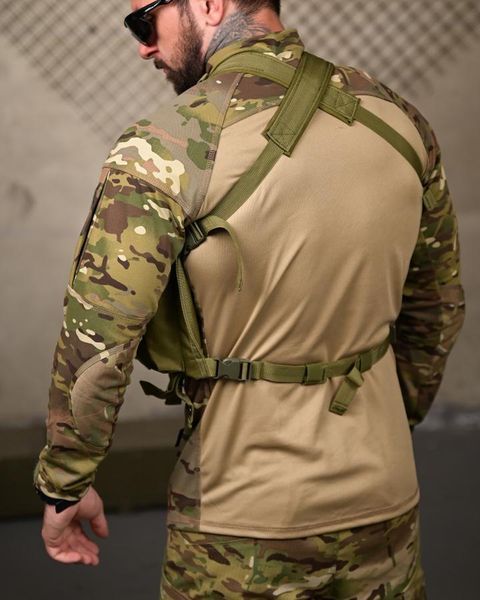 Розвантажувальний Жилет Афганка Cordura з підсумками олива buy96596frs фото