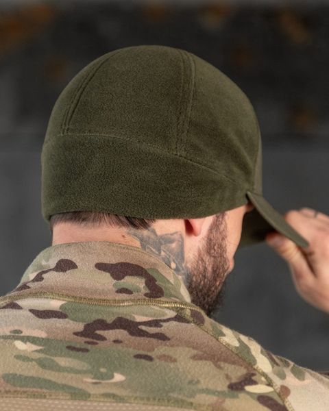 Тактична Бейсболка ріп-стоп зі вставками флісу олива One Size buy50681frs фото