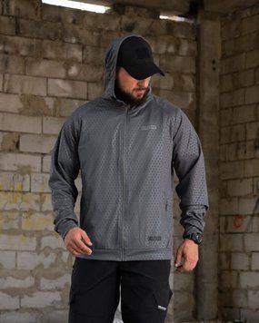 Худі Oblivion Tactical Coolmax з принтом Operator сіре розмір S buy97311frs-S фото