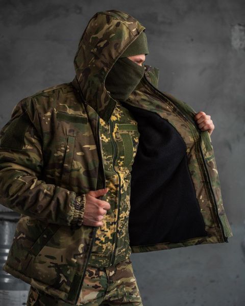 Бушлат Troll на синтепоні з липучками під шеврони мультикам розмір M buy50684frs-M фото