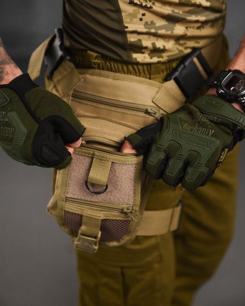 Поясна Сумка із кріпленням на стегно Cordura койот розмір універсальний buy16779frs фото