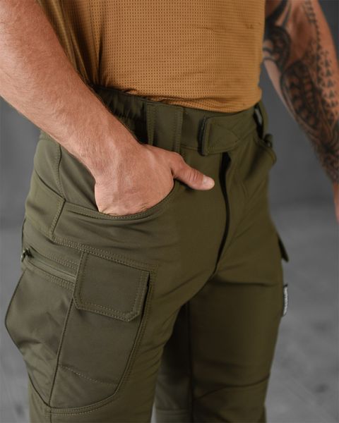 Штани 7.62 Tactical Innately Softshell  на флісі олива розмір S buy88694frs-S фото