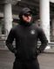 Спортивний Костюм на флісі з принтом Вовк Худі + Штани чорний розмір M buy97823-M фото 5
