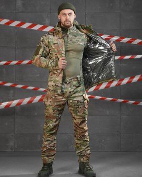 Форма 7.62 Tactical&nbsp;SoftShell Куртка з підкладкою Omni-Heat + Штани на флісі мультикам розмір S buy89928frs-S фото