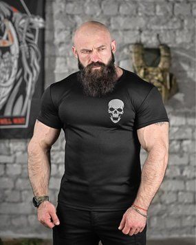 Футболка Coolmax з принтом Tactical Team чорна розмір M buy91774frs-M фото