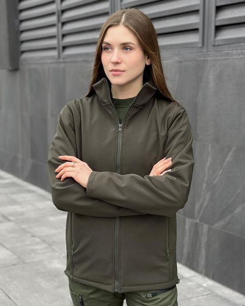 Куртка Pobedov Shadow Soft Shell на мікрофлісі хакі розмір S pobOWku2875kh7frs-S фото