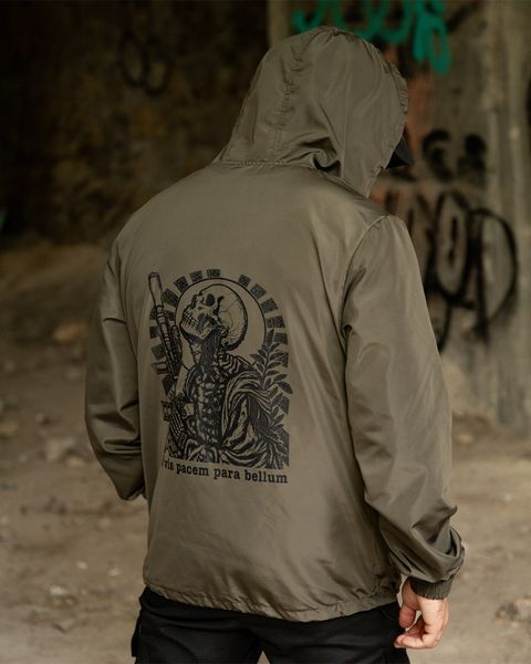 Вітровка Born of War з принтом Para Bellum олива розмір S buy97069frs-S фото