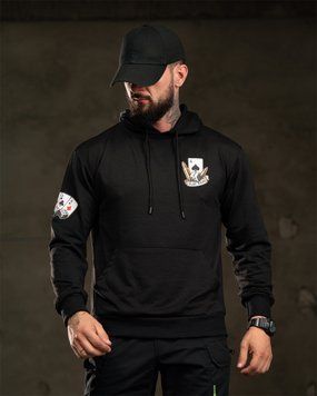 Худі Trenash з принтом Live Free Die Hard No Regrets чорне розмір M buy97101frs-M фото