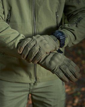 Тактичні Рукавиці SoftShell олива розмір L bkr07887frs-L фото