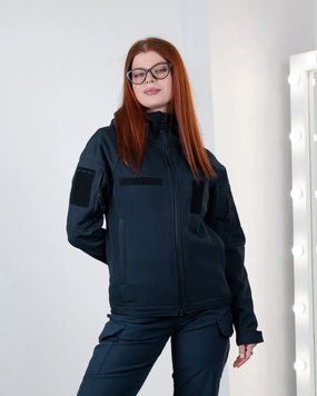 Жіноча Куртка ДСНС SoftShell на флісі темно-синя розмір 2XS mil20040frs-2XS фото