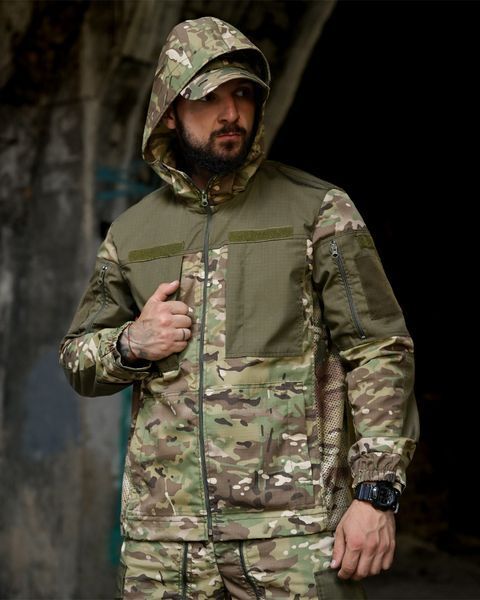 Форма Горка ріп-стоп Куртка + Штани з наколінниками мультикам розмір XL buy16550frs-XL фото
