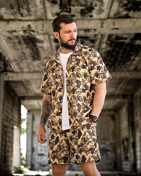 Комплект Oblivion Tactical Camo Palm Сорочка + Шорти коричневий розмір S-M buy92986frs-S-M фото