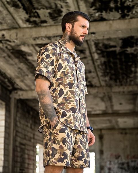 Комплект Oblivion Tactical Camo Palm Сорочка + Шорти коричневий розмір S-M buy92986frs-S-M фото