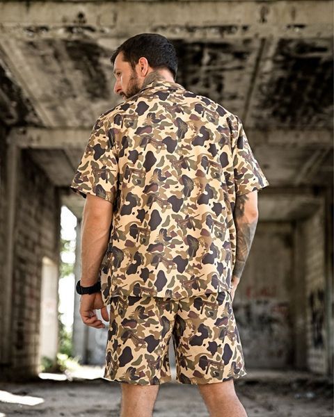 Комплект Oblivion Tactical Camo Palm Сорочка + Шорти коричневий розмір S-M buy92986frs-S-M фото